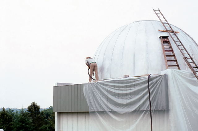 Painting the dome white