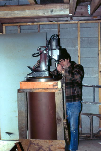 Attach RA disc to polar axis