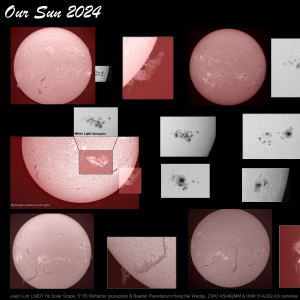 2024 Solar Image Collage by Lee Keith 